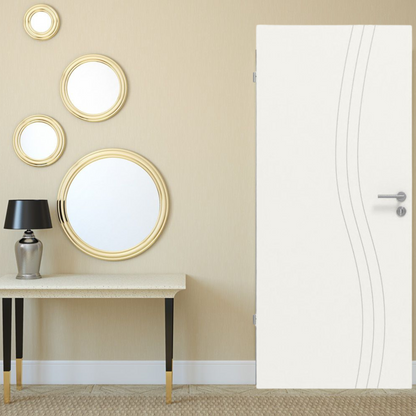 Coil Designed Interior Door